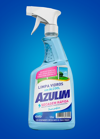 LIMPA VIDRO 500ML AZULIM SECAGEM RÁPIDA AZULIM START PRO