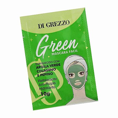 Sachê Máscara Facial Green Di Grezzo 2 por R$4,00