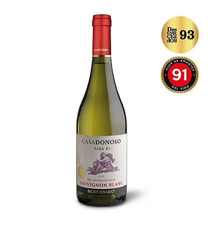 VINHO BICENTENARIO - SAUVIGNON BLANC GRAN RESERVA - MAULE VALLEY 2021 - CASA DONOSO