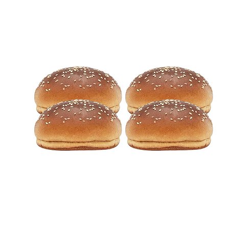 PÃO BURGER PRIME AMANTEIGADO COM GERGELIM  - 4un - BREAD MAKER