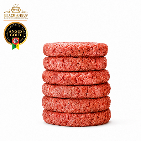 PACK 6un - BURGER DE COSTELA BLACK ANGUS - 1260g - VPJ