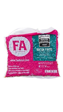 BACON ARTESANAL GRANULADO - FA DEFUMADOS - 120g
