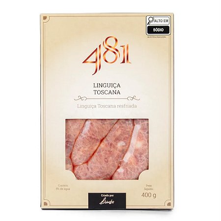 LINGUIÇA TOSCANA (RESFRIADA) - 481 - 400g
