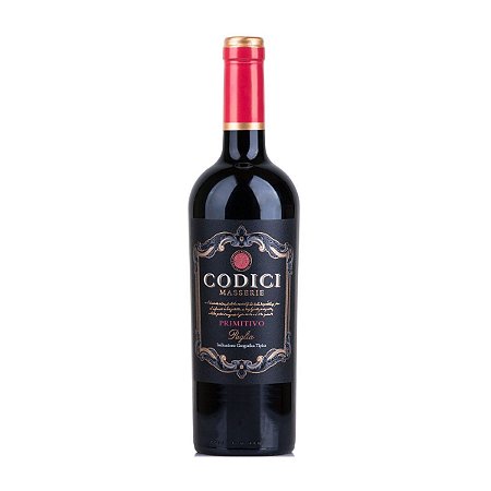 VINHO TINTO CODICI MASSERIE PRIMITIVO PUGLIA - 750ml