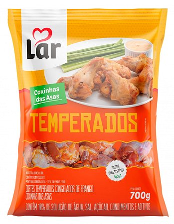 Coxinha da asa temperada (drumete) 700g - LAR