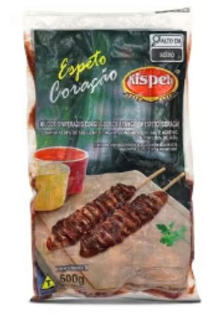 Espetinho coração de frango - Kispeto - 500g