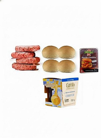 KIT BURGER PACK DE COSTELA COM CEBOLA - VPJ