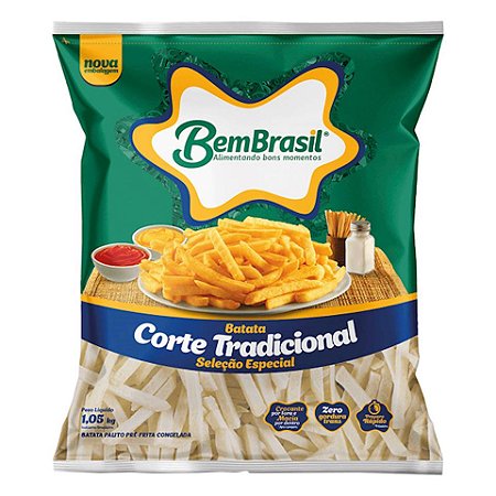 Batata Crinkle Bem Brasil - 1,05KG