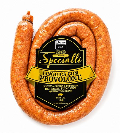 LINGUIÇA DE PERNIL DEFUMADA COM PROVOLONE - 420g - SPECIALLI