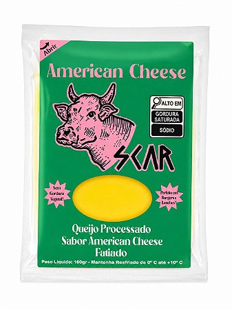 AMERICAN CHEESE 6 FATIAS - SCAR 160g