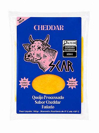 CHEDDAR 6 FATIAS - SCAR 160g
