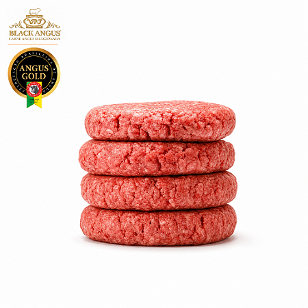 PACK 4un - BURGER DE COSTELA BLACK ANGUS - 840g - VPJ