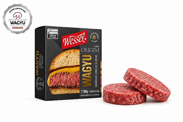 WAGYU BURGER ORIGEM 2un - WESSEL - 300G