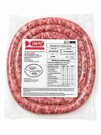 LINGUIÇA DE CORDEIRO - 600G - ÉCORDEIRO