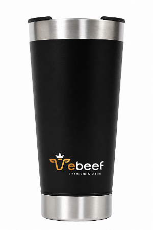 COPO TÉRMICO 473ml COM TAMPA E ABRIDOR - EBEEF