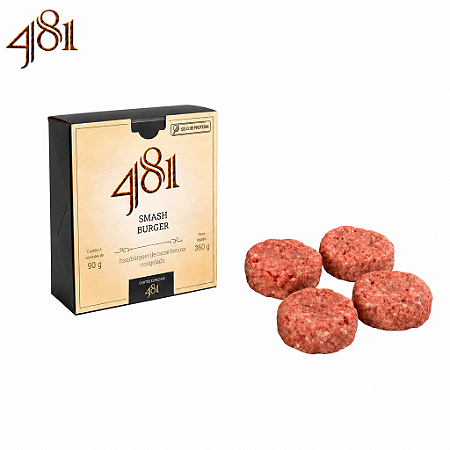 SMASH BURGER DE COSTELA 4un 481 - 360g