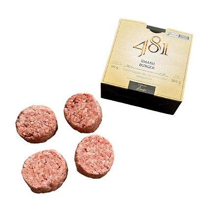 SMASH BURGER DE COSTELA 4un 481 - 360g