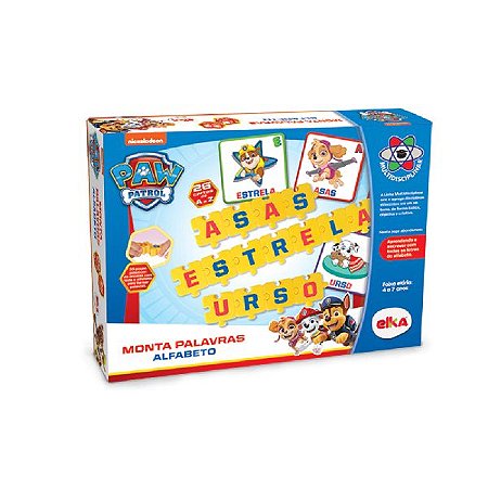 Kit 06 Jogos Educativos Infantil Pedagógico Memória Alfabeto