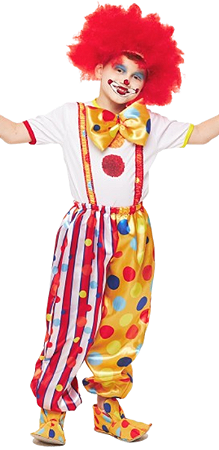 Fantasia Palhaço Infantil Roupa Palhacinho Menino Carnaval