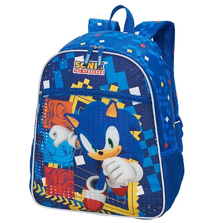 Mochila Sonic Infantil Escolar 2025 Original Pacific Costas