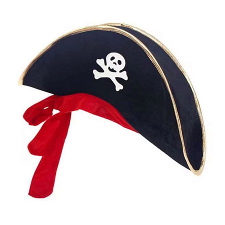 Chapéu Pirata Fantasia Halloween Carnaval Infantil Adulto