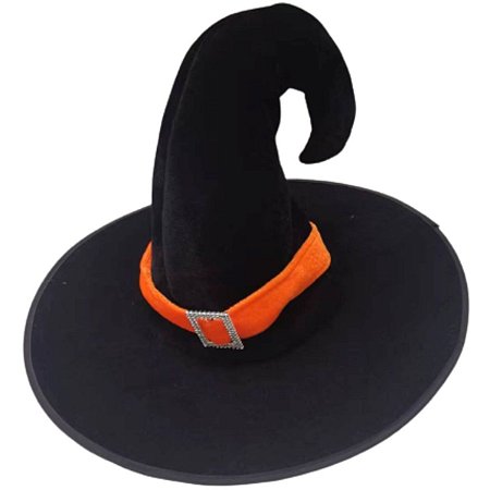 Chapéu De Bruxa Halloween Festa a Fantasia Aveludado Luxo