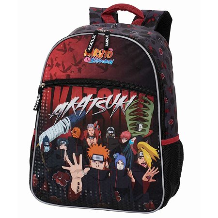 Mochila Naruto Akatsuki Escolar 2026 Original Pacific Costas