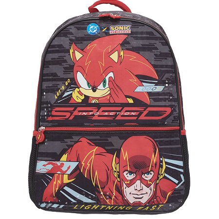 Mochila Sonic Infantil Escolar 2026 Original Pacific Costas