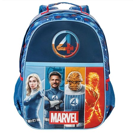 Mochila Quarteto Fantástico Infantil Escolar 2026 Marvel