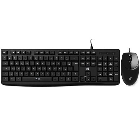 TECLADO E MOUSE ACER EAK040 - COM FIO