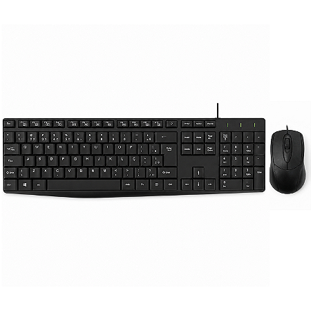 KIT TECLADO E MOUSE KMEX COM FIO