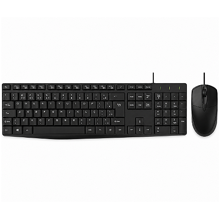 KIT TECLADO E MOUSE KMEX COM FIO
