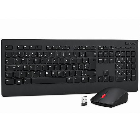 KIT TECLADO E MOUSE LENOVO PROFESSIONAL SEM FIO