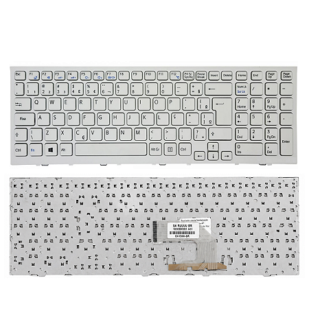 Teclado Sony Vpc-eh BRANCO BR