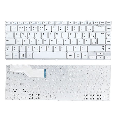 Teclado Samsung Np270e4e branco