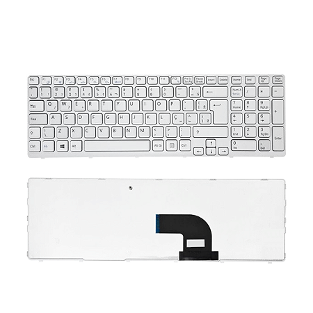 TECLADO SONY SVE15 BRANCO