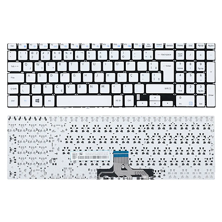 TECLADO SAMSUNG NP300E5M BRANCO