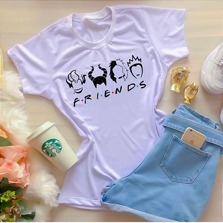 Tshirts feminina poliéster - Bruxas F.r.i.e.n.d.s - FLM 22