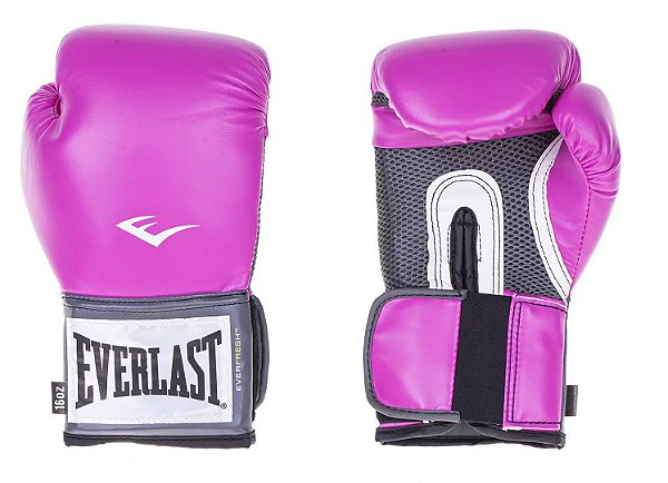 Luvas de treino Boxe Muay Thai Pro Style Rosa Everlast