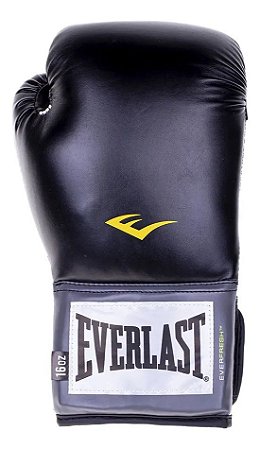 Luvas de treino Boxe Muay Thai Pro Style Preta Everlast