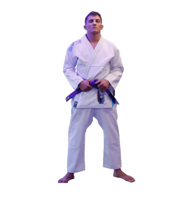 KIMONO JIU JITSU OVERCOMING WOLF TRANÇADO - SHIROI