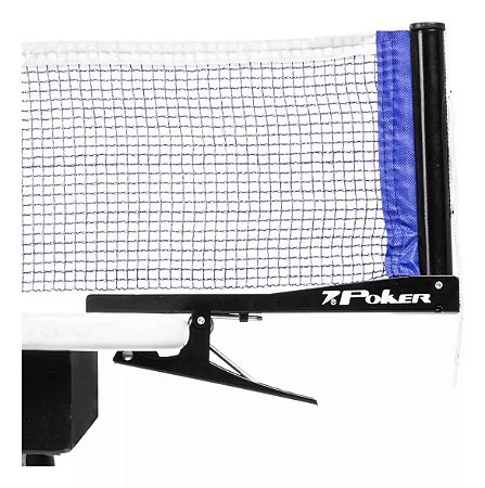 Rede e Suporte Jacaré Para Tênis de Mesa Profissional Poker