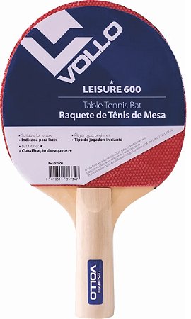 Raquete de Tênis de Mesa Ping Pong Leisure 600 Vollo