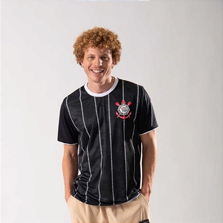 Camiseta Corinthians Corinto Masculina Oficial Braziline
