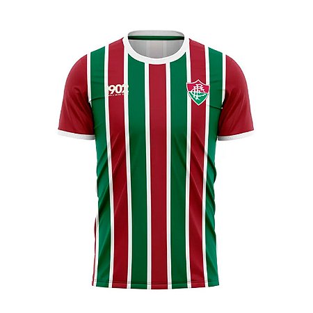 Camisa Fluminense Attract Infantil Tricolor Original Braziline