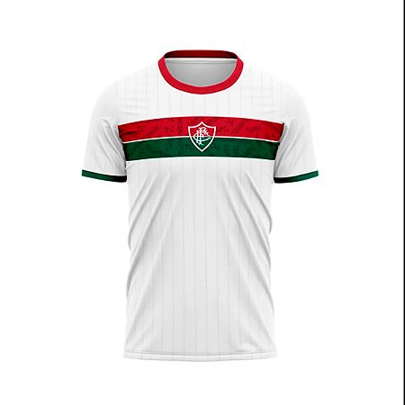 Camisa Fluminense Stencil Infantil Branco Original Braziline
