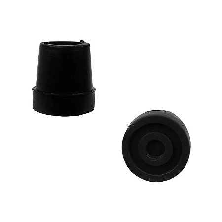 Kit 2x Ponteira Pé de Borracha 3/4 Bengala Muleta Artipé