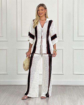 CONJUNTO CALÇA MARINA