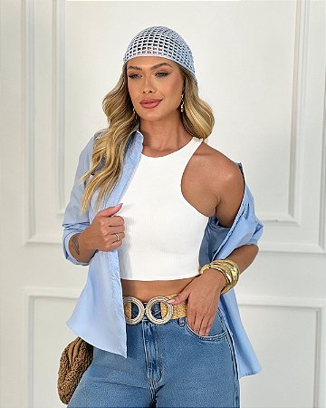 LENÇO TRICOT VAZADO