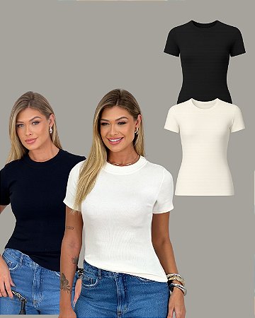 BLUSAS KIT 2 PEÇAS